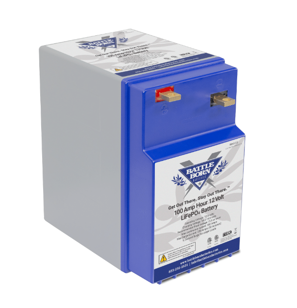 Battle Born 100Ah 12V GC2 LiFePO4 Deep Cycle Battery  • BBGC2