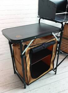 Kuma Outdoor Gear Busy Bear Camp Kitchen, Safari/Black • 833-KM-BBCK-SB
