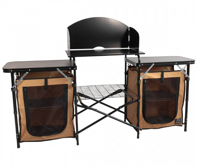 Kuma Outdoor Gear Busy Bear Camp Kitchen, Safari/Black • 833-KM-BBCK-SB