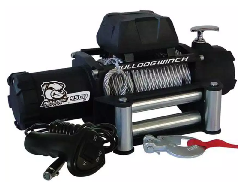 Bulldog Winch 9500 Lb Winch with 5.5 HP Series Wound Motor, Roller Fairlead  • 10042