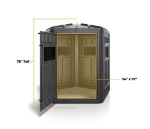 Maverick Hunting Booner 5-Panel Hard-Sided Hunting Blind with Tinted Horizontal Windows  • 00214