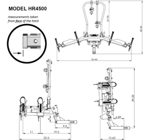 Hollywood Racks Destination E Bike Rack for Electric Bikes  • HR4500