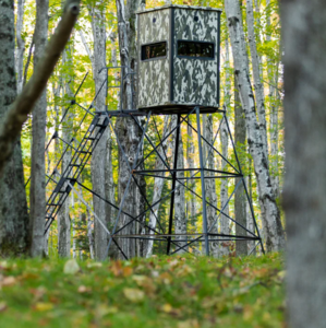 Orion 55 Modular Deer Hunting Blind - 5' x 5', 5-Sided, Horizontal Clear Windows  • BLD1001550C