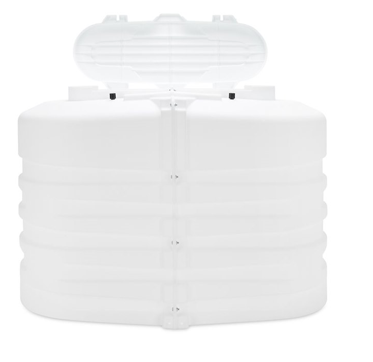 Camco Polyethylene Heavy Duty Cover for Dual 20 lbs Tanks White  • 50503