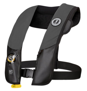 Mustang Survival HIT Hydrostatic Inflatable PFD, Adult, Gray/Black  • MD318302-262-0