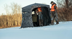 Hawk Mancave Full Door Ground Blind  • HWK-FDGB