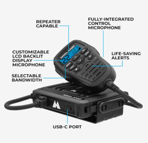 Midland MXT275 MicroMobile GMRS 15-Watt Two-Way Radio Bundle  • MXT275VP4