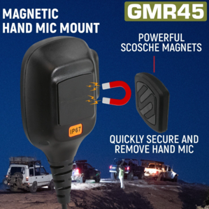 Rugged Radios Radio Kit Lite - GMR45 GMRS Band Mobile Radio with Stealth Antenna  • RKL-GMR45