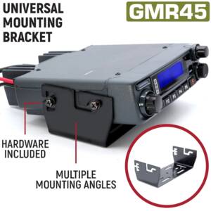 Rugged Radios Radio Kit Lite - GMR45 GMRS Band Mobile Radio with Stealth Antenna • RKL-GMR45