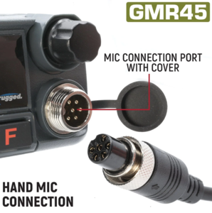 Rugged Radios Radio Kit Lite - GMR45 GMRS Band Mobile Radio with Stealth Antenna  • RKL-GMR45