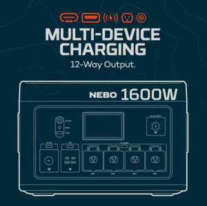 NEBO Pinnacle 1600 Portable Power Station  • NEB-PST-0007