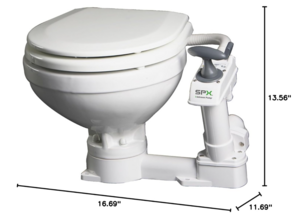 Johnson Pump AquaT Toilet Manual Compact  • 80-47229-01