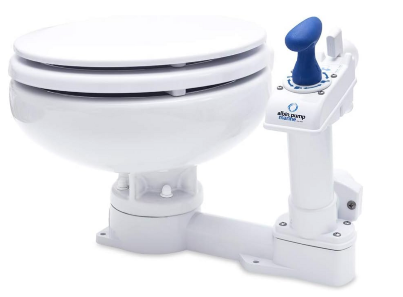 Albin Pump Marine Toilet Manual Compact Low  • 07-01-003