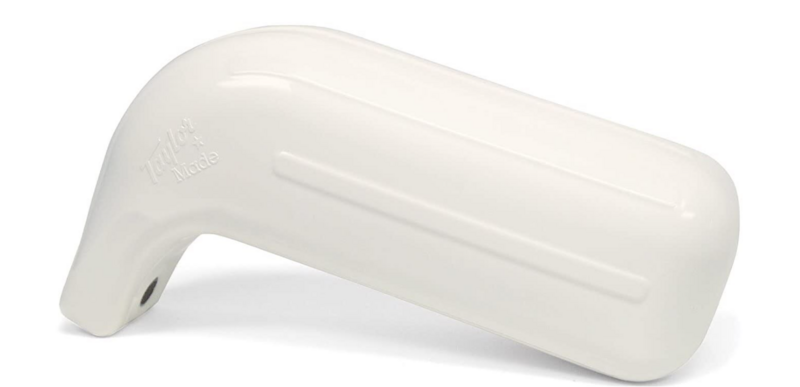 Taylor Made Square Low Freeboard Fender, White, 7