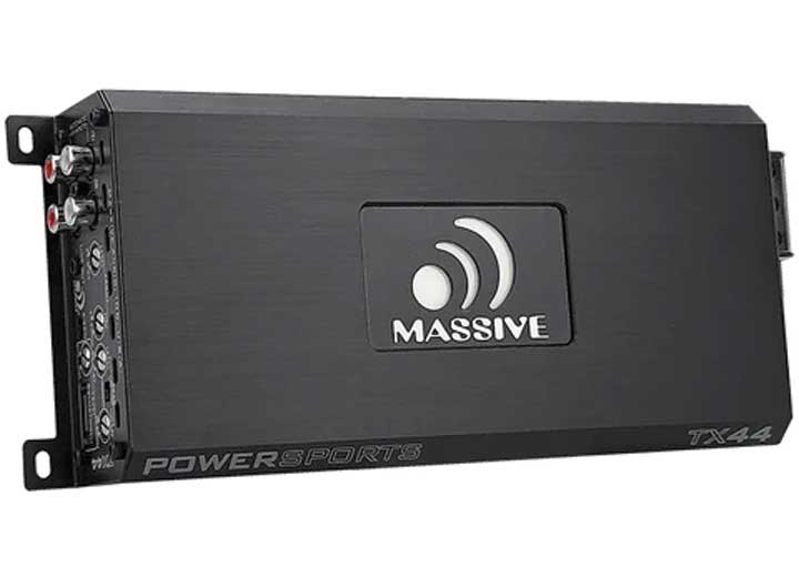 Massive Audio 120 Watts x 4 @ 4 Ohm RMS 4 Channel Bluetooth Marine Amplifier  • TX44