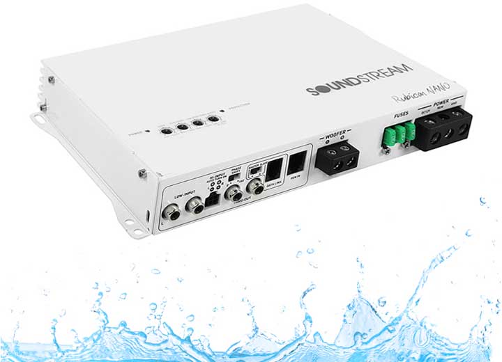 Soundstream Rubicon Nano 2000W Class D Monoblock Marine Amplifier  • MR12000D