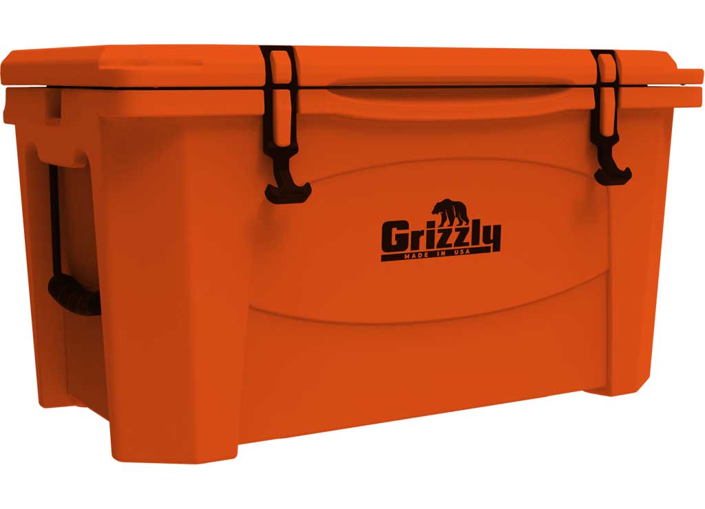 Grizzly 60 Qt Cooler, Orange  • 4400515