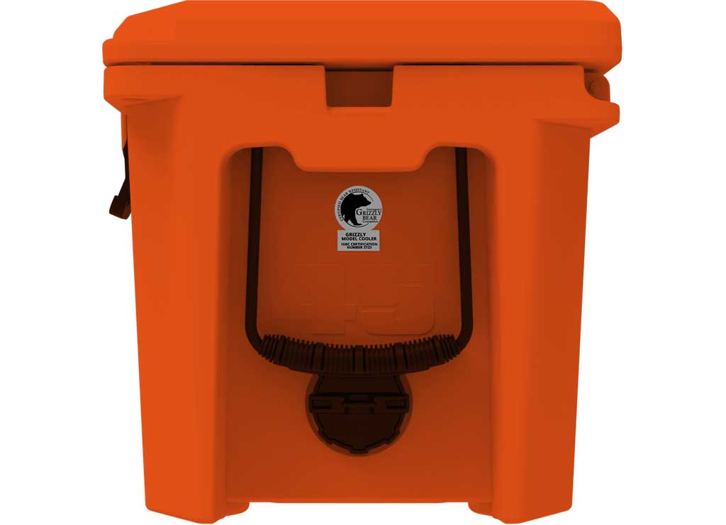 Grizzly 45 Qt Cooler, Orange  • 4400740