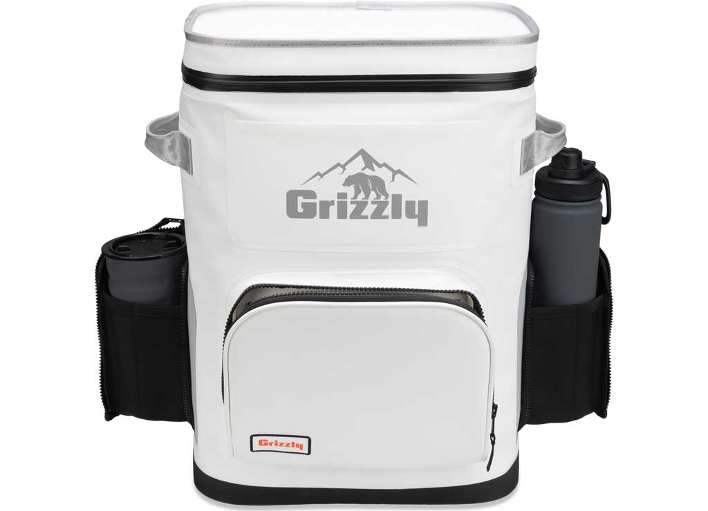 Grizzly Drifter 24-Can Backpack Cooler, Whiteout  • 4408113