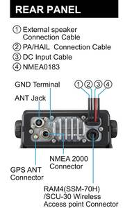 Standard Horizon VHF w/GPS, AIS, N2K Hailer  • GX2410GPS