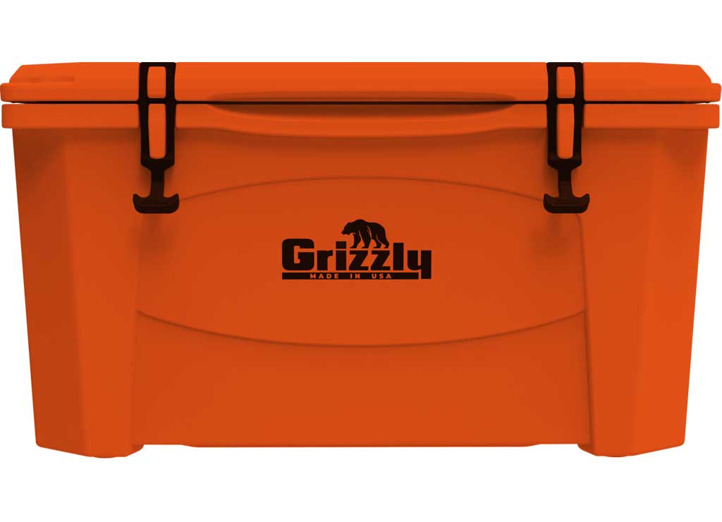 Grizzly 60 Qt Cooler, Orange  • 4400515