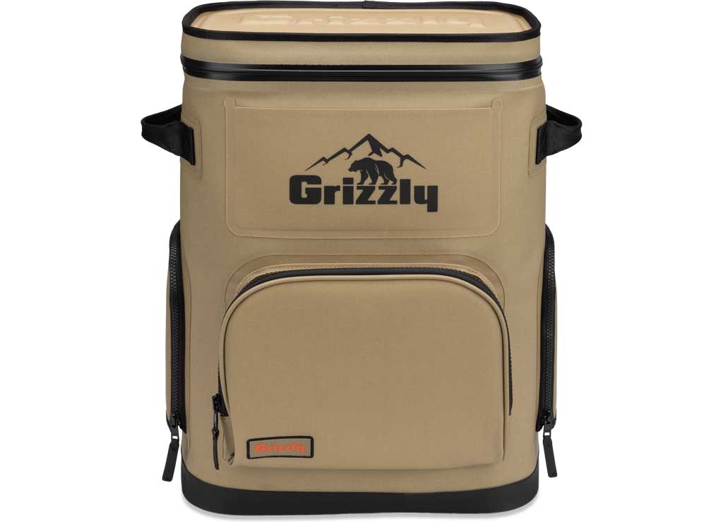 Grizzly Drifter 24-Can Backpack Cooler, Tan  • 4408112