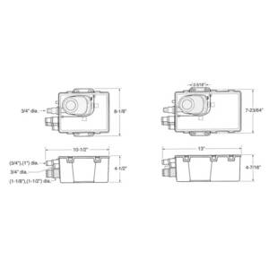 Attwood Shower Sump Pump System, 500 GPH  • 4141-4