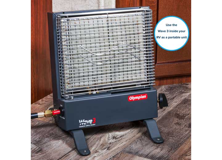 Camco Olympian Wave Catalytic Safety Heater, 3000 BTU  • 57331