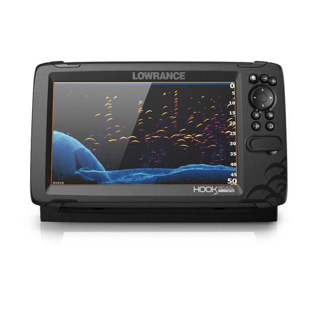 Lowrance HOOK Reveal 9 TripleShot with CHIRP, SideScan, DownScan & US Inland Charts  • 000-15526-001