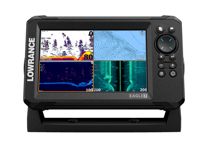 Lowrance Eagle 7 with SplitShot HD Transducer and C-MAP DISCOVER OnBoard  • 000-16227-001