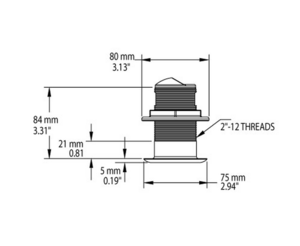 Simrad xSonic Airmar B150M Transducer 20° Tilt  • 000-13922-001