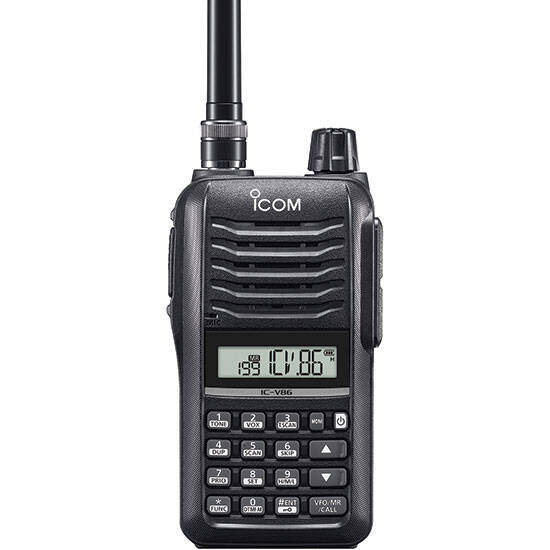 Icom VHF 2M 144-148 MHz FM Portable HT Handheld Radio  • V86 12