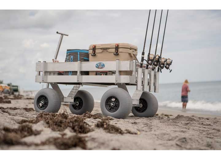 Kahuna Wagons Big Kahuna Beach Wagon with UV Decking  • ALUM315