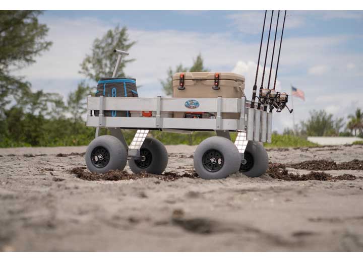 Kahuna Wagons Big Kahuna Beach Wagon with UV Decking  • ALUM315