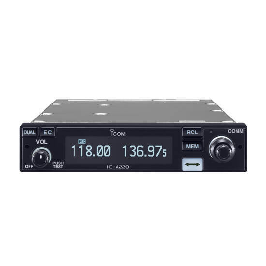 Icom Aviation Panel Mount VHF Air Band Transceiver • A220
