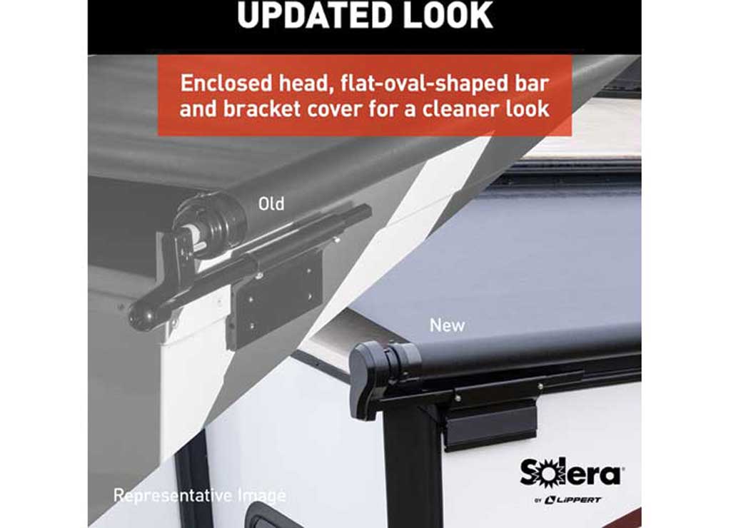 Lippert 16' Solera 5000 Slide Topper Awning, White  • V000163307