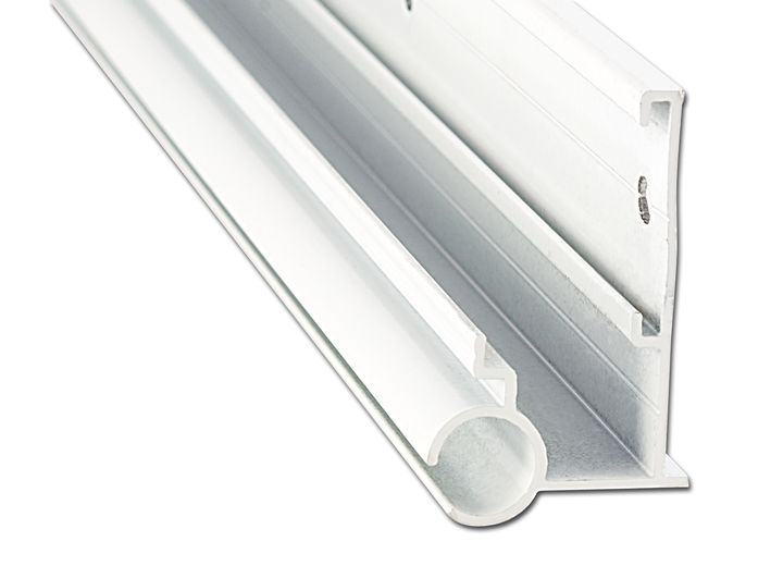 AP Products 16' Insert Gutter/Awning Rail, Polar White  • 021-56301-16