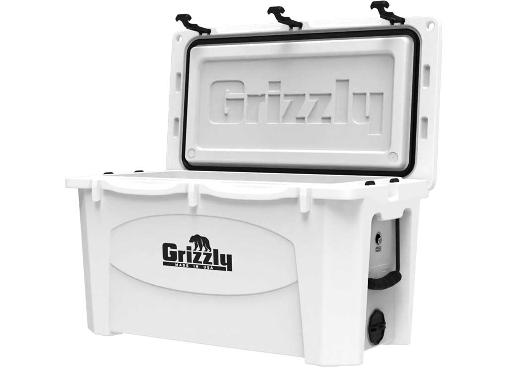 Grizzly 75 Qt Cooler, White • 4400024