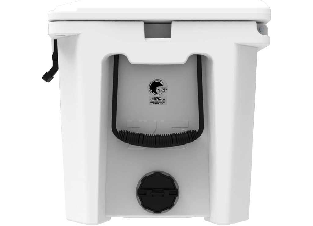 Grizzly 75 Qt Cooler, White • 4400024