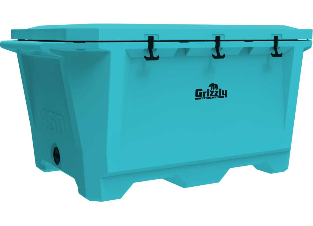 Grizzly 450 Qt Cooler, Teal • 4400836