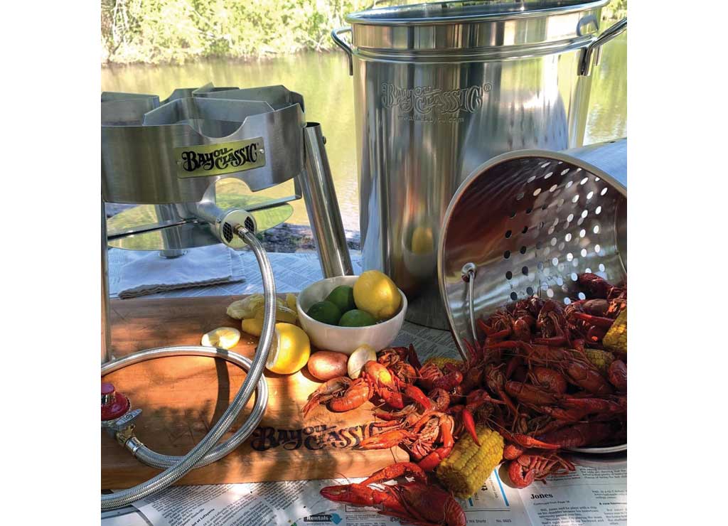 Bayou Classic 62-Quart Stainless Steel Outdoor Propane Gas Boil/Steam Cooker Kit  • KDS-160