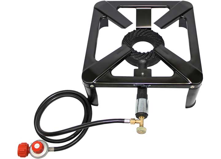 Flame King 120,000 BTU, 0-20 PSI, Turkey Fryer Single Propane Burner Bayou Cooker • FK-4P-01E