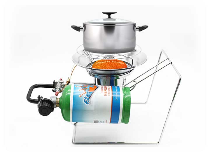 Flame King 15,000 BTU Multi-Use Portable Propane Heater/Cooker  • FK-AD010CGA