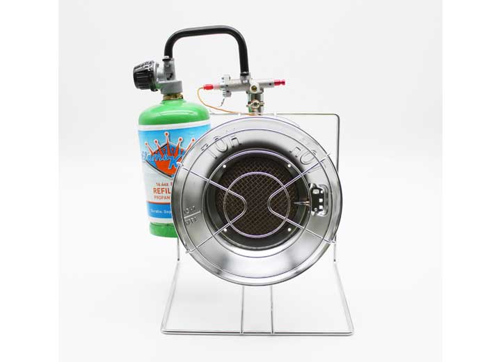 Flame King 15,000 BTU Multi-Use Portable Propane Heater/Cooker  • FK-AD010CGA