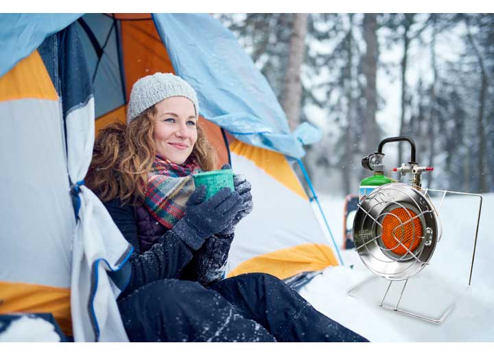 Flame King 15,000 BTU Multi-Use Portable Propane Heater/Cooker  • FK-AD010CGA