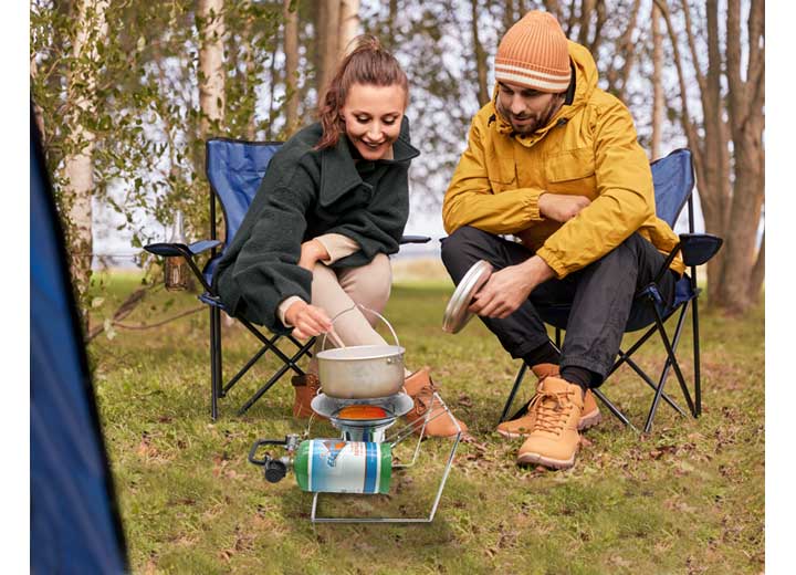 Flame King 15,000 BTU Multi-Use Portable Propane Heater/Cooker  • FK-AD010CGA