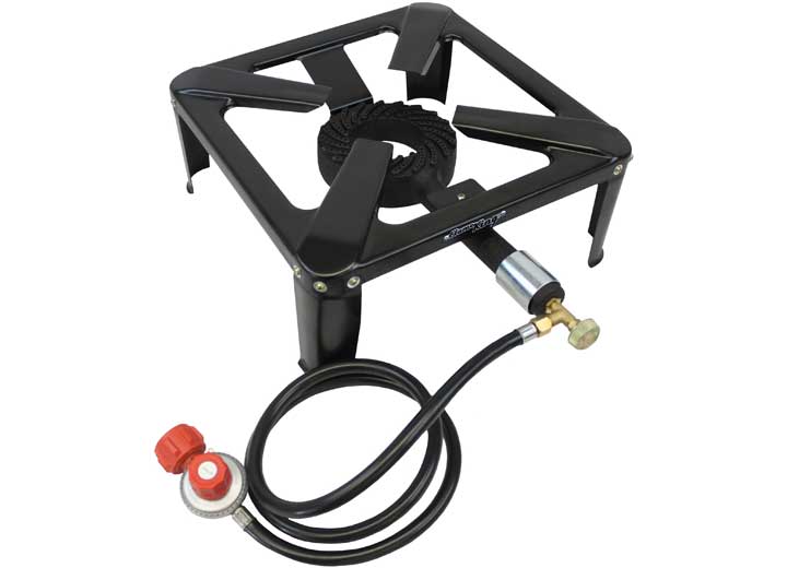 Flame King 120,000 BTU, 0-20 PSI, Turkey Fryer Single Propane Burner Bayou Cooker • FK-4P-01E