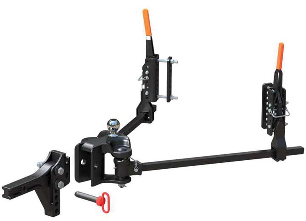 Curt TruTrack 4P Trailer-Mounted Weight Distribution Hitch, 8-10K  • 17520