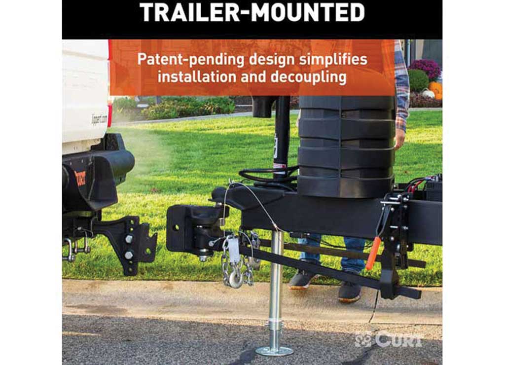 Curt TruTrack 4P Trailer-Mounted Weight Distribution Hitch, 8-10K  • 17520