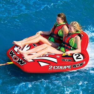 WOW Watersports 2-Person Coupe Cockpit Towable Tube  • 15-1030